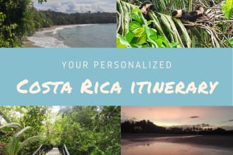 help to plan and personalize your trip to costa rica