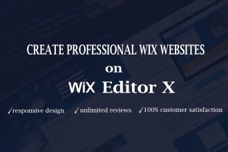 design wix studio website or redesign wix editor x wix website