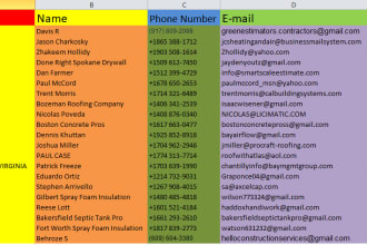 provide gc contractors engineers and architects email list