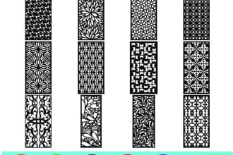 make pattern, template, design for cnc and laser cut machin