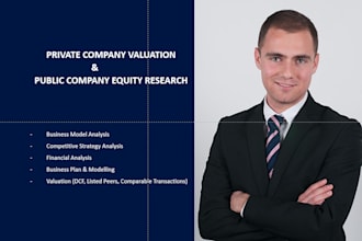 do company valuation or equity research