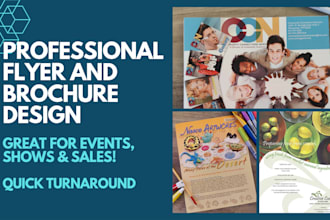 design a business flyer or brochure