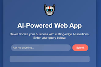 build a custom ai app or saas using python flask, node js