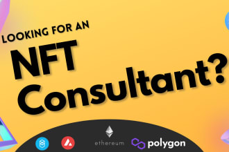 be your nft project consultant, tokenizing advisor or nft team member