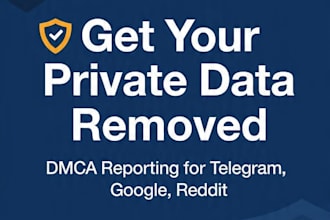 remove leaked content from telegram, google and reddit with dmca takedown