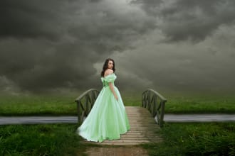 realistic natural photo manipulation, retouching, editing