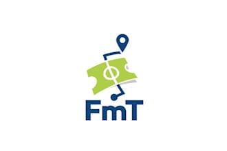 design a football tour logo for fetch my tickets tours