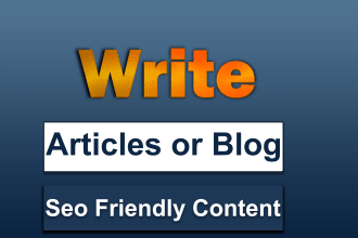 create an engaging, article or blog post for your site