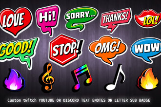 create custom twitch discord text emotes or sub badges