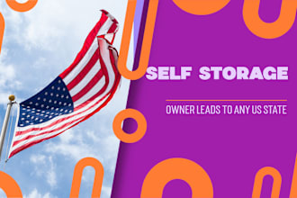 provide self storage list with property ownership and true owner contact info