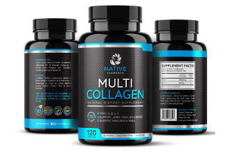 design creative and minimal supplement label