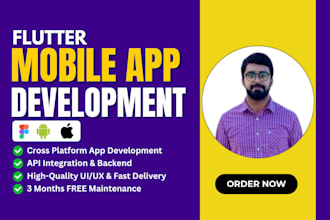 do figma to flutter mobile app development, android ios flutter app developer