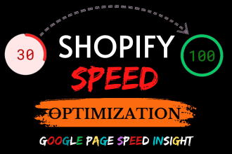 do shopify speed optimization for faster page speed
