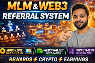 develop MLM crypto investment website and software
