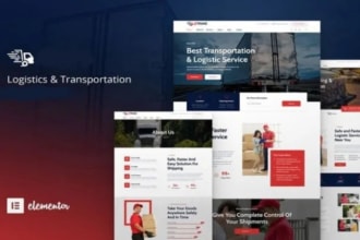 design logistics , trucking, dispatch, freight broker, shipping, cargo website