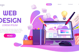 build custom website and design