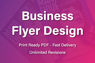 design business flyer, brochure, or corporate catalog