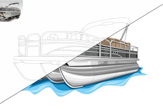 draw your boat into vector art