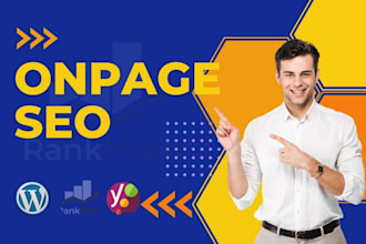 do on page SEO on your wordpress website by yoast,rankmath
