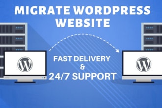 do wordpress migration or transfer website