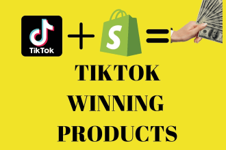do winning  product research for shopify tiktok dropshipping