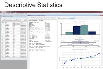 do statistical analysis with statdisk