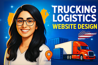 create logistics website, trucking, dispatch, freight broker, moving website