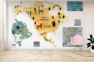 design printable canvas wall art and mural