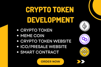 create erc20, bep20, solana or polygon meme coin smart contract