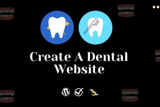 create your dental website for dentist business