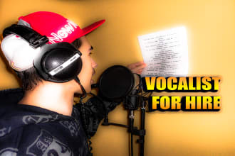 be your male singer I do pop rnb vocals