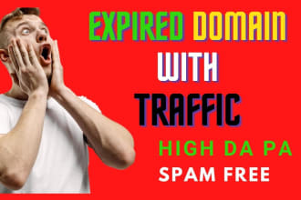 find expired domain names for fastest ranking or 301 redirect