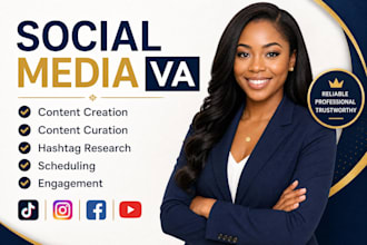 handle your social media management, personal virtual assistant buffer,hootsuite