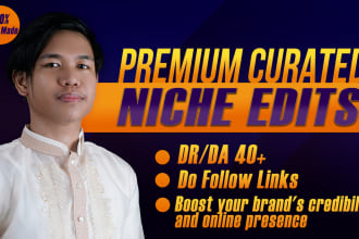 do link insert curated links, niche edits on traffic blogs