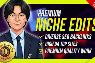 do link insert curated links, niche edits on traffic blogs