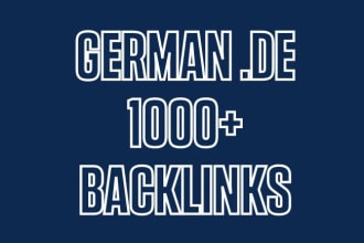 build 1000 blog comment german backlinks local de domains