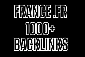 make 1000 blog comment france backlinks local fr domains