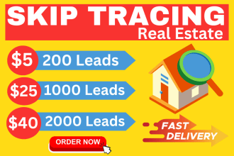 do skip tracing for real estate and llc skip tracing in bulk