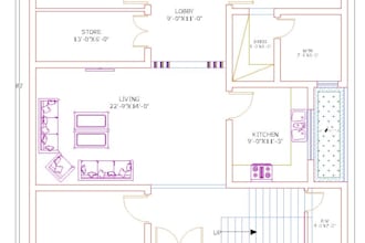 design  floor plan, layout plan, elevation, and section of your building