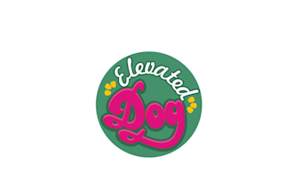 design elevated dog logo