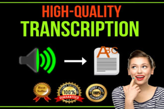 do hindi punjabi transcription of audio and video files
