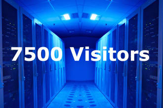 send 7500 visitors to your site