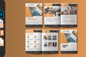 design annual report, digital brochure, booklet, proposal