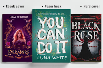 create professional fantasy paperback book cover for amazon kindle