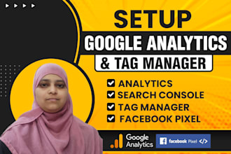 set up google analytics, ga4, and tag manager