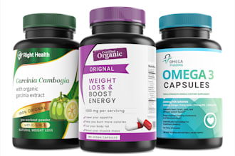 make professional  product label design for your product