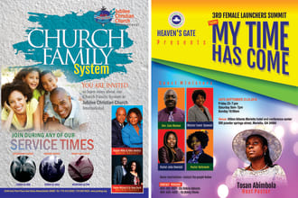 create a mind blowing church flyer in 5 hours