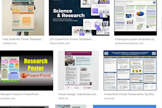 help in PPT  preparations, posters, and document formatting