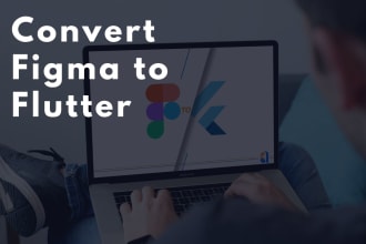convert any figma or xd design into flutter app