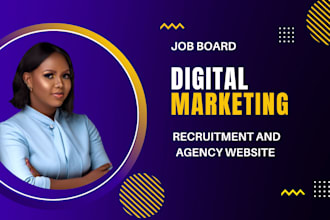 create escort agency digital marketing website, recruiting job agency
